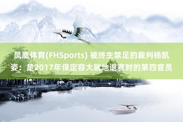 凤凰体育(FHSports) 被终生禁足的裁判杨凯姿：是2017年保定容大就地退赛时的第四官员