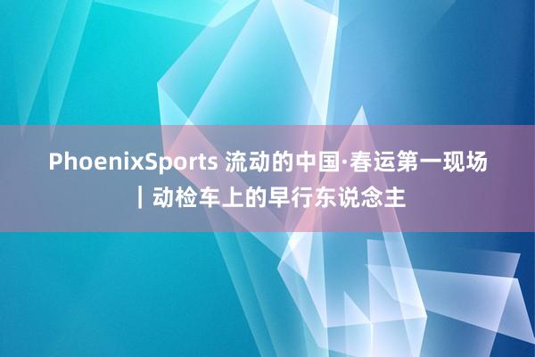 PhoenixSports 流动的中国·春运第一现场｜动检车上的早行东说念主
