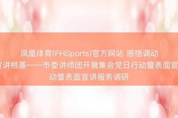 凤凰体育(FHSports)官方网站 感悟调动伟力 筑牢宣讲根基——市委讲师团开展集会党日行动暨表面宣讲服务调研