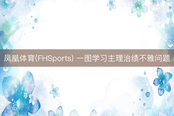 凤凰体育(FHSports) 一图学习主理治绩不雅问题